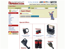 Tablet Screenshot of fjaproducts.com